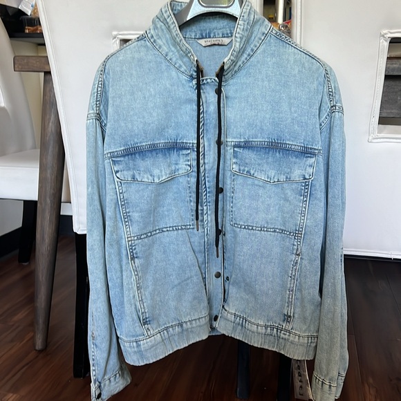 New Blu Edit Light Blue Denim Jacket size L - Picture 1 of 11